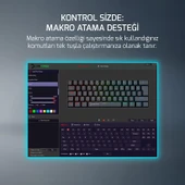 Gamepower Lyra 60M RGB TKL Blue Switch Kablolu Klavye - Beyaz thumbnail 2