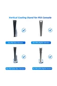 PS5 Slim / Fat  Kasa Uyumlu Soğutma ve Şarj Ünitesi Uyumlu TP5-3557 thumbnail 3