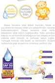 Sleepy Sensitive Islak Havlu - Bebek ıslak mendili 90 'lı 12 adet thumbnail 2