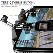 Polham 4000mAh Şarjlı Telefon Soğutucu ve Oyun Kolu, 6 Parmak Mobil Oyun Konsolu, Tüm Telefonlara Uyumlu - 9