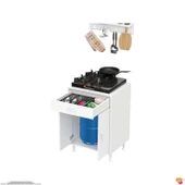 Modilayn DOQU (M) Set Ocak Altı Dolap 60x88x56 cm Çekmeceli, Kapaklı ve 1 Gözlü Tüp Bölmelidir - 8