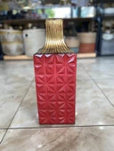 METAL KIRMIZI VAZO 50*18 cm - 2