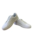 Erkek Beyaz Deri Spor Ayakkabı thumbnail 3