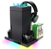 XBOX SERİES X UYUMLU ŞARJLI FANLI RGB Lİ DİKEY STAND İPEGA PG-XBX024S thumbnail 3