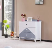 FETHİYE BEBEK ODASI TAKIMI - BEYAZ GRİ - 5