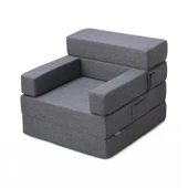 Homedius Melisa Tek Kişilik Katlanır Yatak Katlanır Koltuk  Bej Tek - 11