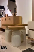 BRBSTORE Bohem 3'lü mantar sehpa - 1