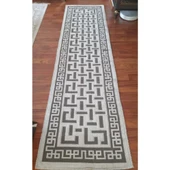 Pamuklu Bukle Lüks Kilim, Yolluk (80x300)-Luma Kreme Kahve - 2