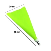 3B Trend Krema Sıkma Torbası 7 Çelik uç + Silikon Torba Krema Pompası - 3