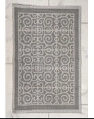 2 ADET Pamuklu Bukle Lüks Kilim (80x125)-Spiral Gri - 2