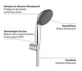 Grohe Vitalio Start 2 Akışlı El Duşu Seti 27950000 - 4