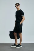 Lufian Ross Spor Erkek Chino Şort Slim Fit Siyah - 3