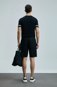 Lufian Ross Spor Erkek Chino Şort Slim Fit Siyah - 6