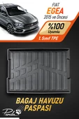 Panda Kılıf FİAT EGEA SEDAN 2015- ÖNCESİ 4D HAVUZLU BAGAJ HAVUZU - 1