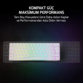 Gamepower Lyra 60M RGB TKL Red Switch Kablolu Klavye - Beyaz thumbnail 3