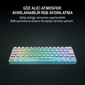 Gamepower Lyra 60M RGB TKL Red Switch Kablolu Klavye - Beyaz thumbnail 5