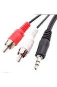 NIVATECH 5 Metre 3.5mm Erkek 2rca Stereo Aux Kablo - 1