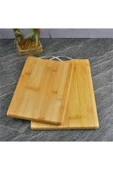 Tohana Kesim Tahtası İkili Bambu Metal Saplı (30x20cm-34x24cm) THN75540 9733 - 1