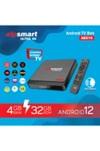 ALPSMART As514 Androıd Tv Box Ses Komutlu Kumanda 4 Gb Ram 32 Gb Hafıza thumbnail 1