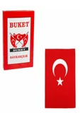 Türk Bayrağı 20x30 Bez 3 Adet - 1