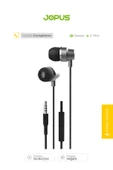 JO-K64 Bolero Universal 3.5mm Mikrofonlu Kulaklık Siyah-Füme - 2