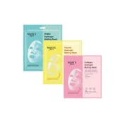 Dermal PDRN Vitamin ve Kolajen Eriyen Şeffaflaşan Nemlendirici Melting Yüz Maskesi Seti 34 gr. - 1