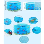 Baby Spa Derin Desenli 4 Boğumlu Şişme Bebek Havuzu 100x60 Cm. - 6