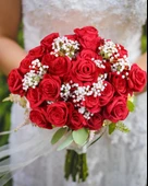 Nettenevime Yapay Çiçek Kırmızı Gül 12 Adet Tek Dal 50cm thumbnail 4