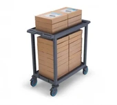 2 Raflı Plastik Servis Arabası thumbnail 2