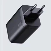 FC23 67W GaN Hızlı Şarj Adaptörü USB-C Kablolu PD Destekli 1xUSB-A 1xUSB-C Girişli Şarj Cihazı - 2