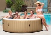İNTEX 28428EX 6 KİŞİLİK SAHARA YUVARLAK SPA SETİ - 2