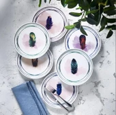 Fecra Tirga 6 Parça Pasta Tabağı Seti - 1