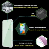Samsung Galaxy A06 Uyumlu Darbe Önleyici Sararmaya Dayanıklı Airbag Korumalı Ultra Slim TPU Şeffaf Silikon Kılıf - 7