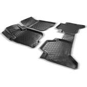 Rizline Mitsubishi L200 2005-2018  3D Havuzlu Paspas Siyah thumbnail 4