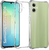 Samsung Galaxy A06 Uyumlu Darbe Önleyici Sararmaya Dayanıklı Airbag Korumalı Ultra Slim TPU Şeffaf Silikon Kılıf - 1