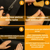 BEYLİNİ Kendinden Yapışkanlı Kapı Kaplaması Keçe Oto Zemin Bagaj Çatı Dayanıklı Uzun Ömürlü Araç Kaplama 3mm - 6