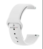 Sneezy Huawei Watch GT5 41mm İle Uyumlu Yumuşak PureLux Soft Silikon Kordon  Beyaz thumbnail 4