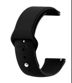 Sneezy Huawei Watch GT5 41mm İle Uyumlu Yumuşak PureLux Soft Silikon Kordon  Siyah - 4