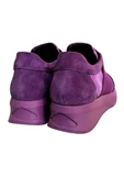 Mor Hakiki Deri Comfort Taban Sneaker - 4