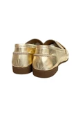 Gold Hakiki Deri Loafer - 4