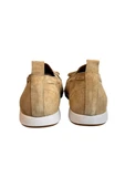 Camel Hakiki Deri Süet Fiyonk Detay Comfort Taban Loafer - 3