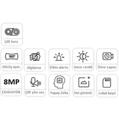 REOLINK 8MP PANORAMİK 3,2MM Duo 2 IP Güvenlik Kamerası PoE IP65, Renkli thumbnail 3