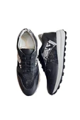 Siyah Hakiki Deri Dantel Detay Comfort Taban Sneaker - 4