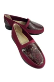 Bordo Hakiki Deri Comfort Taban Günlük Ayakkabı - 1
