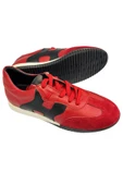 Kırmızı Hakiki Deri Sneaker - 1