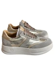 Gold Hakiki Deri Süet  Comfort Taban Bağcıklı Sneaker - 1