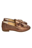 Bakır  Hakiki  Deri Loafer - 1