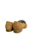 Taba Hakiki Süet Deri Toka Detay Loafer - 3