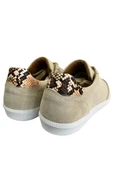 Bej Hakiki Süet Deri Comfort Taban Sneaker - 4