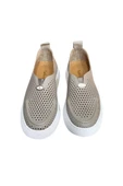 Vizon Hakiki Deri Delikli Hafif Comfort Taban Sneaker - 2